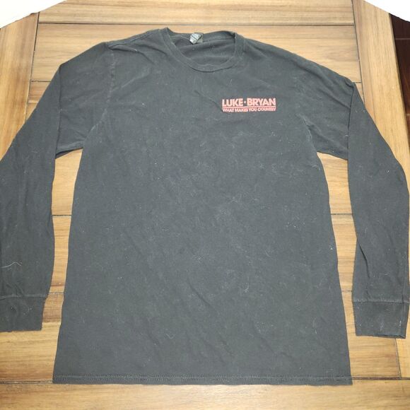 Luke * Bryan Concert T LS Blk Md - Picture 1 of 7